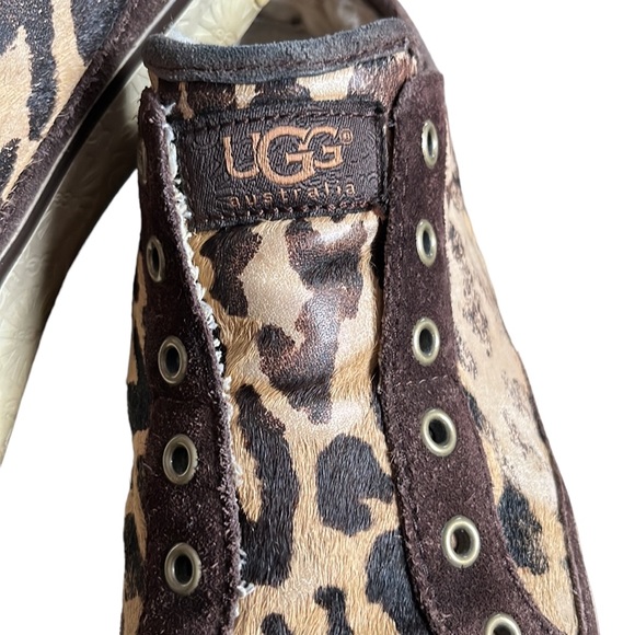 Ugg leopard print slip on sneakers - Picture 5 of 11